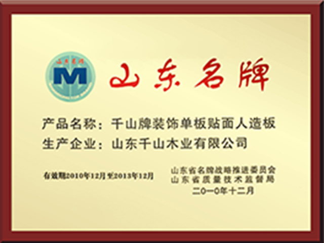荣誉资质